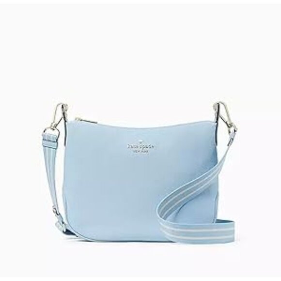 #124 NWT - Kate Spade Rosie Leather Shoulder Bag (Celeste Blue) - Picture 8 of 16